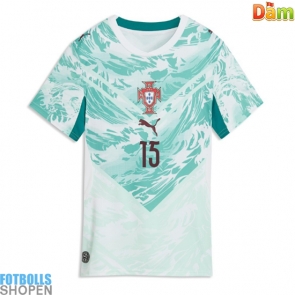 Billiga Portugal Joao Neves #15 Bortatröja Dam VM 2026 Kortärmad